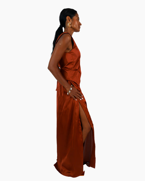 ANYA Vest - Rust – Allison Anthonisz